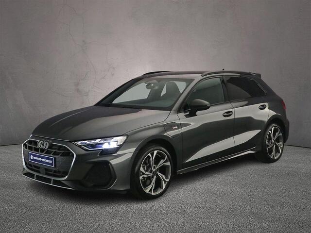 Audi A3 SPORTBACK 40 TFSI e 204PK S edition | Trekhaak | Sonos | Carbon | Matrix | Leder | Rood-Stiksel | 18-Inch | Drive-Select | Camera-Achter | Alcantara |