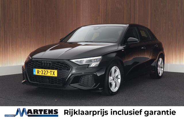 Audi A3 SPORTBACK 30 TFSI 110pk S edition LED Parkeersensoren Virtual Cockpit Navigatie 2x S-Line