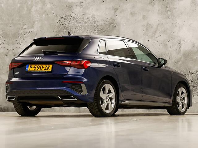Audi A3 SPORTBACK 30 TFSI S-Line Automaat (2X S-LINE, APPLE CARPLAY, STOELVERWARMING, PLAT S-LINE SPORTSTUUR, GETINT GLAS, SPORTSTOELEN, PARKEERSENSOREN, NIEUWSTAAT)
