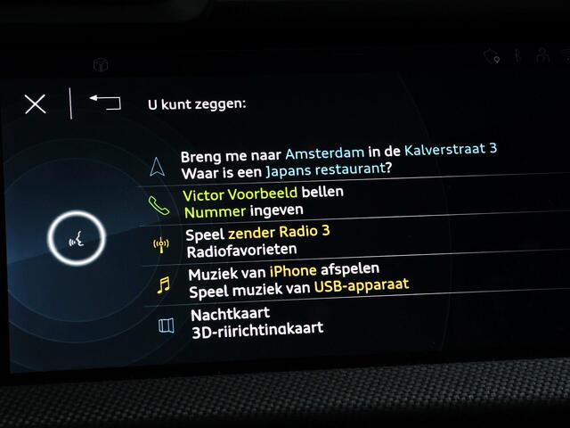 Audi A3 SPORTBACK 40 TFSIe 204PK S-tronic S Line · Camera ·Apple/Android Car Play · Keyless · Navigatie · P-Sensoren · Elek. Achterklep · 18'' Inch · Garantie t/m 25-05-2029 of 80000km.