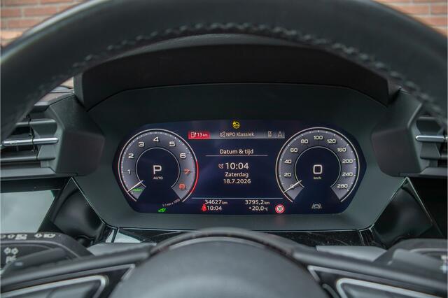 Audi A3 SPORTBACK 45 TFSI e 245pk S Line, Bang & Olufsen, Trekhaak, Stoelverwarming, Adaptive Cruise, PDC, Full LED.