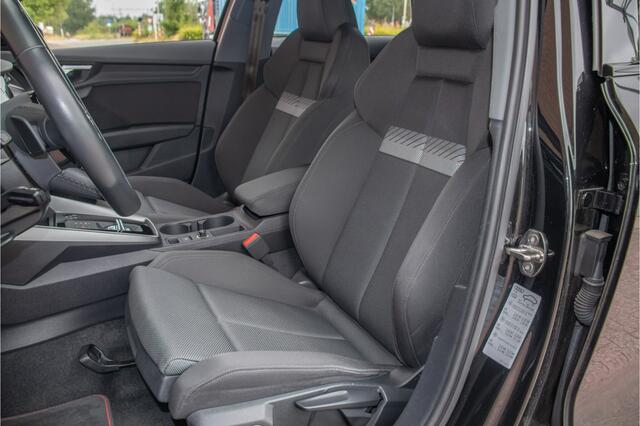 Audi A3 SPORTBACK 45 TFSI e 245pk S Line, Bang & Olufsen, Trekhaak, Stoelverwarming, Adaptive Cruise, PDC, Full LED.