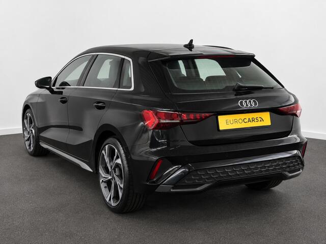 Audi A3 SPORTBACK 40 TFSI e 204pk Automaat S-Line edition Comfort pakket Plus Lichtmetalen Velgen 18" Matrix Led Parkeer sensoren Camera Cruise Control Adaptive Navigatie Apple Carplay/Android Auto