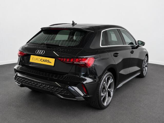 Audi A3 SPORTBACK 40 TFSI e 204pk Automaat S-Line edition Comfort pakket Plus Lichtmetalen Velgen 18" Matrix Led Parkeer sensoren Camera Cruise Control Adaptive Navigatie Apple Carplay/Android Auto