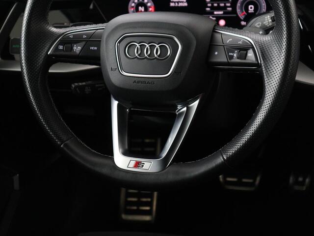 Audi A3 SPORTBACK 2.0 TFSI S3 quattro | Adaptive cruise | B&O | Bang & Olufsen | Matrix LED | Leder/Alcantara | Park Assist | Stoelverwarming | Virtual Cockpit | Carplay | Navigatie | Sportstoelen | Climate control
