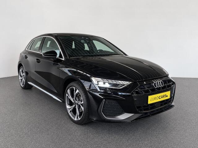 Audi A3 SPORTBACK 40 TFSI e 204pk Automaat S-Line edition Comfort pakket Plus Lichtmetalen Velgen 18" Matrix Led Parkeer sensoren Camera Cruise Control Adaptive Navigatie Apple Carplay/Android Auto
