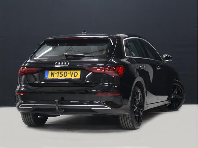 Audi A3 SPORTBACK 35 TFSI Advanced edition [TREKHAAK AFNEEMBAAR, APPLE CARPLAY, ANDROID, ADAPTIVE CRUISE CONTROL, DIGITAL DASH, PDC V+A, ELEKTRISCHE ACHTERKLEP, NAVIGATIE, BLUETOOTH, LED, NIEUWSTAAT]
