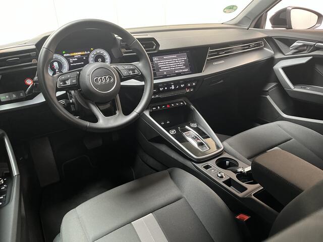 Audi A3 SPORTBACK 40 TFSI e Advanced / GARANTIE TM 11-2030/ AUTOMAAT/ ACC/ SMARTPHONE INTERFACE/ PARK.SENSOR.V+A/ CAMERA/ STOELVERWARM./ ELEK.STOEL/ ELEK.ACHTERKLEP/ KEYLESS/ NAVI/ DAB/ CLIMA/ LED/ 17'' LMV