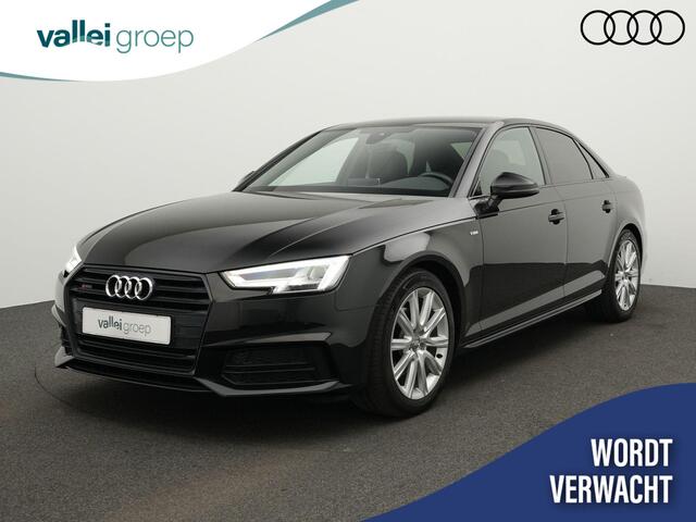 Audi A4 Limousine Sport S line 1.4 TFSI 110 kW / 150 pk S-tronic | Black edition | Camera | Stoelverwarming | Leder | Mosconi | 18 inch