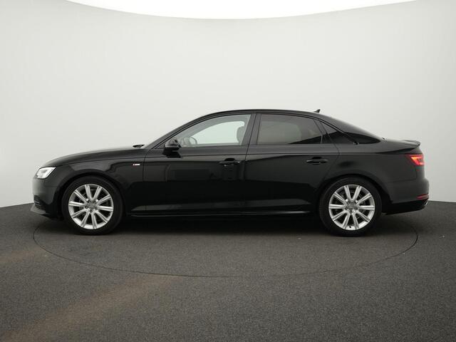 Audi A4 Limousine Sport S line 1.4 TFSI 110 kW / 150 pk S-tronic | Black edition | Camera | Stoelverwarming | Leder | Mosconi | 18 inch