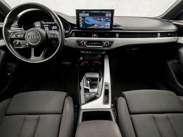 Audi A4 Avant 35 TFSI Sportline Automaat (VIRTUAL COCKPIT, APPLE CARPLAY, SFEERVERLICHTING, ZWART HEMEL, GROOT NAVI, LED KOPLAMPEN, SPORTSTOELEN, CRUISE, ELEK ACHTERKLEP, NIEUWE APK, NIEUWSTAAT)