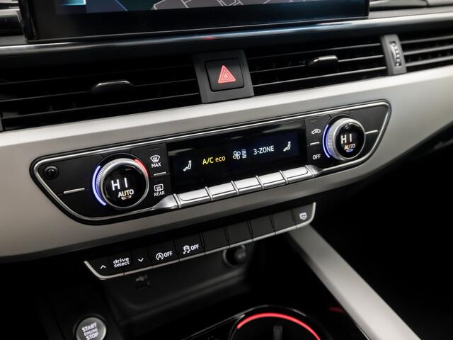 Audi A4 Avant 35 TFSI Sportline Automaat (VIRTUAL COCKPIT, APPLE CARPLAY, SFEERVERLICHTING, ZWART HEMEL, GROOT NAVI, LED KOPLAMPEN, SPORTSTOELEN, CRUISE, ELEK ACHTERKLEP, NIEUWE APK, NIEUWSTAAT)