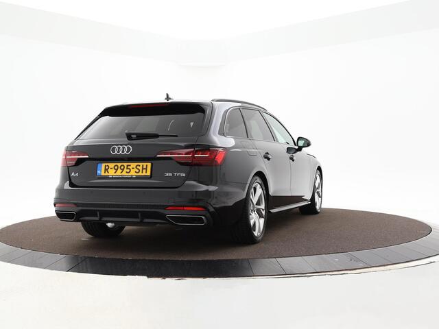 Audi A4 Avant 35 Tfsi 150pk S-tronic S edition · Automaat · Camera · Elek. Achterklep · Optiekpakket Zwart · Navigatie · Stoelverwarming · 18'' Inch velgen ·