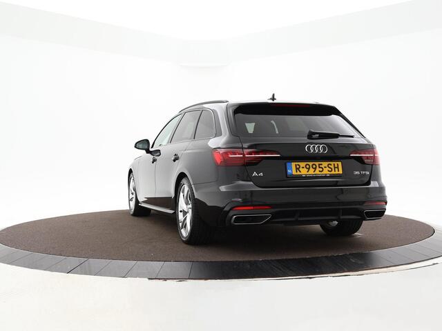 Audi A4 Avant 35 Tfsi 150pk S-tronic S edition · Automaat · Camera · Elek. Achterklep · Optiekpakket Zwart · Navigatie · Stoelverwarming · 18'' Inch velgen ·