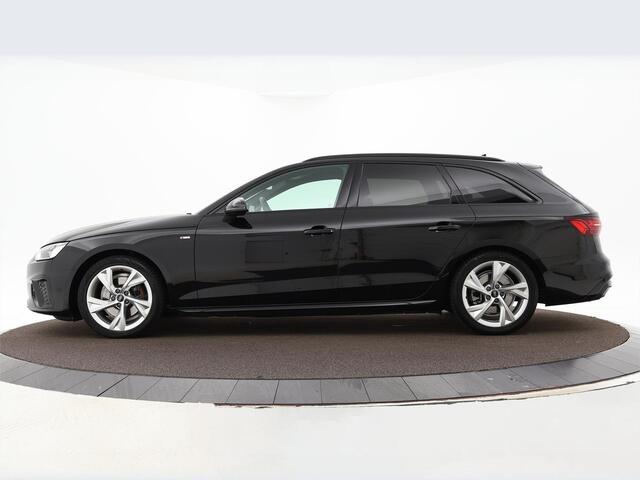 Audi A4 Avant 35 Tfsi 150pk S-tronic S edition · Automaat · Camera · Elek. Achterklep · Optiekpakket Zwart · Navigatie · Stoelverwarming · 18'' Inch velgen ·