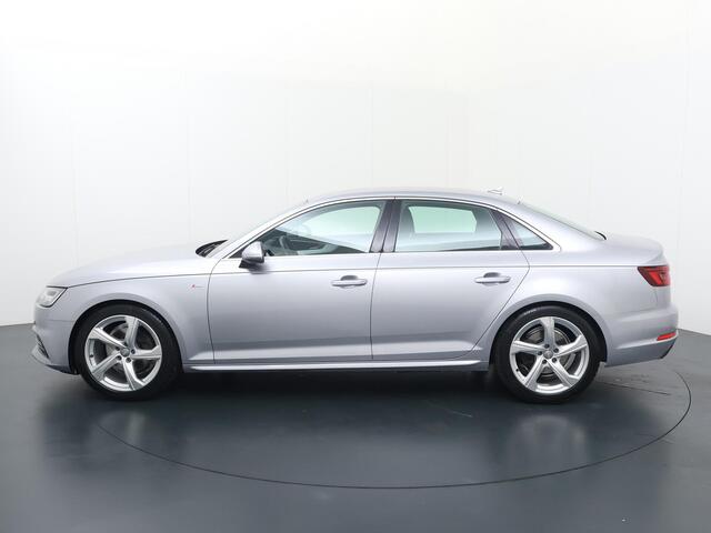 Audi A4 Limousine 1.4 TFSI Sport S line edition | Automaat | Sline interieur + exterieur | Multifunctioneel stuurwiel | Flippers | Automatische verlichting | Deurvergrendeling | Kinderslot | Climate | Drive-select | Navigatie | Bluetooth | Parkeersesnoren achter 