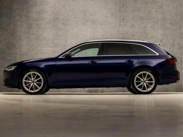 Audi A4 Avant 35 TFSI Sportline Automaat (APPLE CARPLAY, NAVIGATIE, CLIMATE, STOELVERWARMING, LEDEREN SPORTSTOELEN, GETINT GLAS, LED KOPLAMPEN, ELEK ACHTERKLEP, PARKEERSENSOREN, NIEUWSTAAT)
