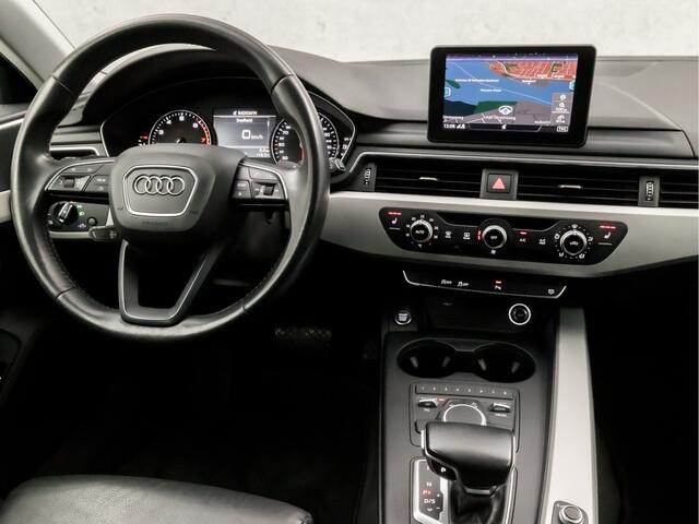 Audi A4 Avant 35 TFSI Sportline Automaat (APPLE CARPLAY, NAVIGATIE, CLIMATE, STOELVERWARMING, LEDEREN SPORTSTOELEN, GETINT GLAS, LED KOPLAMPEN, ELEK ACHTERKLEP, PARKEERSENSOREN, NIEUWSTAAT)