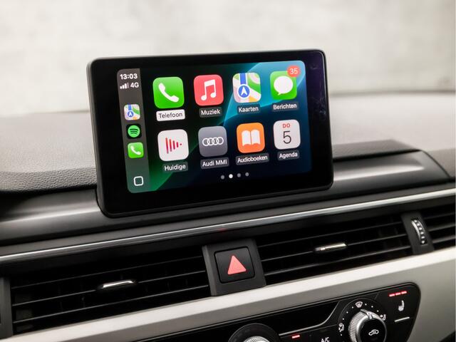 Audi A4 Avant 35 TFSI Sportline Automaat (APPLE CARPLAY, NAVIGATIE, CLIMATE, STOELVERWARMING, LEDEREN SPORTSTOELEN, GETINT GLAS, LED KOPLAMPEN, ELEK ACHTERKLEP, PARKEERSENSOREN, NIEUWSTAAT)