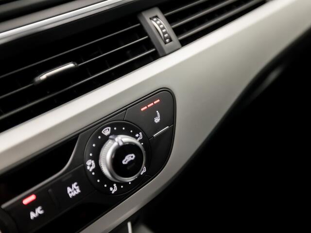 Audi A4 Avant 35 TFSI Sportline Automaat (APPLE CARPLAY, NAVIGATIE, CLIMATE, STOELVERWARMING, LEDEREN SPORTSTOELEN, GETINT GLAS, LED KOPLAMPEN, ELEK ACHTERKLEP, PARKEERSENSOREN, NIEUWSTAAT)