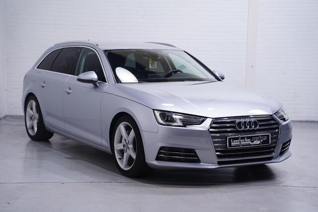 Audi A4 Avant 2.0 TDI ultra S Design Pro Line Plus digi-cockpit sportstoelen drive-select leder/alcantara wegklapbare-trekhaak sportonderstel keyless start/entry schakelflippers cruise controle PDC v+a 18"LMV private-glas