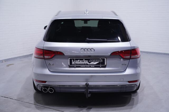 Audi A4 Avant 2.0 TDI ultra S Design Pro Line Plus digi-cockpit sportstoelen drive-select leder/alcantara wegklapbare-trekhaak sportonderstel keyless start/entry schakelflippers cruise controle PDC v+a 18"LMV private-glas