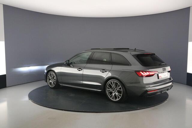 Audi A4 Avant 40 TFSI S edition 204PK | S Line | Adapt. Cruise | Pano. Dak | Zwart-Optiek | Stoelverwarming |Trekhaak | 19-Inch | Ambient-Lightning | City/Tour-Pack |