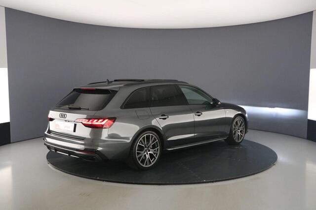 Audi A4 Avant 40 TFSI S edition 204PK | S Line | Adapt. Cruise | Pano. Dak | Zwart-Optiek | Stoelverwarming |Trekhaak | 19-Inch | Ambient-Lightning | City/Tour-Pack |