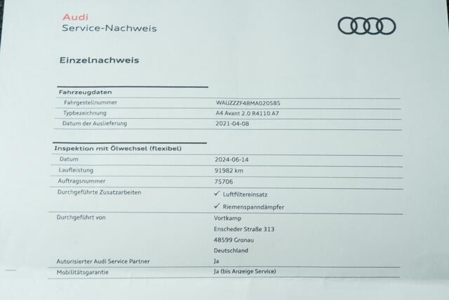 Audi A4 Avant 35 TFSi 150 Pk Edition Automaat | Full LED | Getint Glas | PDC | ECC