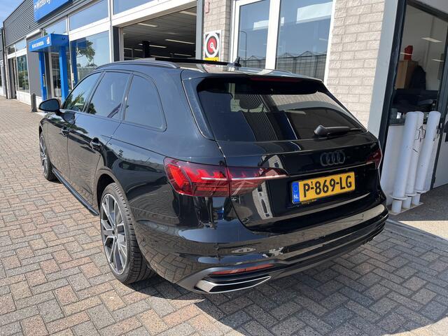 Audi A4 Avant 40 TFSI S edition / AUTOMAAT/ PANO/ LEER/ PARK. SENSOREN + CAMERA/ ADAPT. CRUISE/ DIGITAL COCKPIT/ APPLE CARPLAY/ ANDROID AUTO/ BLUETOOTH/ CLIMA/ MATRIX/ KEYLESS/ STOEL VERWARM./