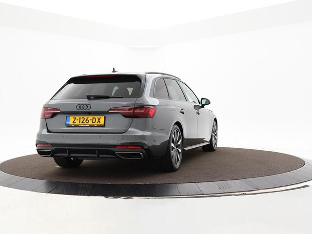 Audi A4 Avant 35 Tfsi 150pk S-tronic S edition Competition · Camera · Apple/Android Car Play · Navi · P-Sensoren · Zwart Optiek · Alarm · 18'' Inch · Garantie t/m 26-03-2028 of 100.000km