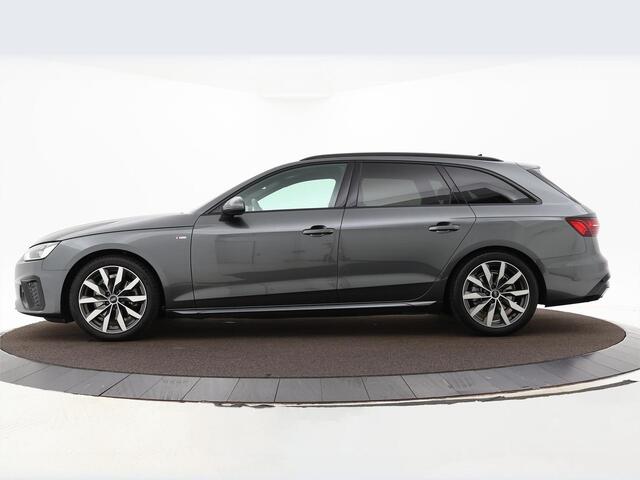 Audi A4 Avant 35 Tfsi 150pk S-tronic S edition Competition · Camera · Apple/Android Car Play · Navi · P-Sensoren · Zwart Optiek · Alarm · 18'' Inch · Garantie t/m 26-03-2028 of 100.000km