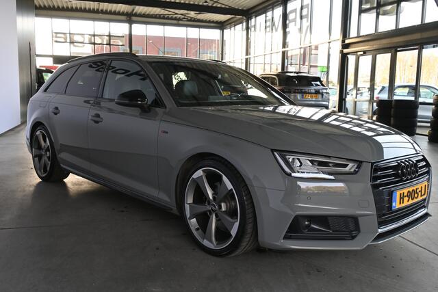 Audi A4 Avant 2.0 TFSI 190PK Black Edition Automaat 3x S-Line LED Virtual Cockpit Adaptief 100% Onderhouden Inruil mogelijk!