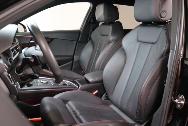 Audi A4 Avant 35 TFSI S-line Black Edition Volleder, LED, Rode Stiksels, Navigatie, Cruise Control, Stoelverwarming,