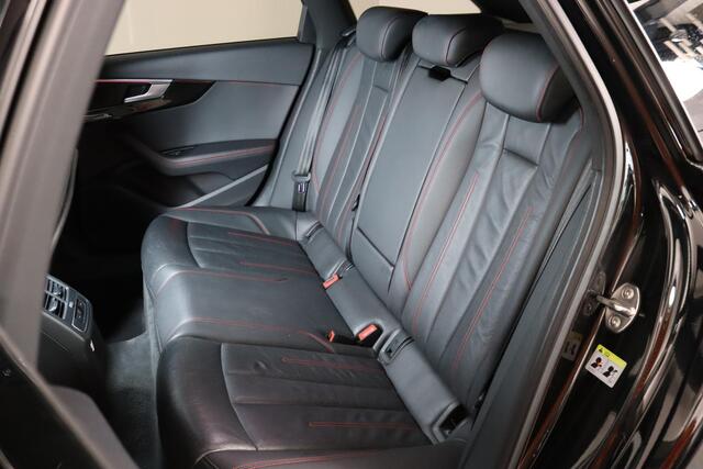 Audi A4 Avant 35 TFSI S-line Black Edition Volleder, LED, Rode Stiksels, Navigatie, Cruise Control, Stoelverwarming,