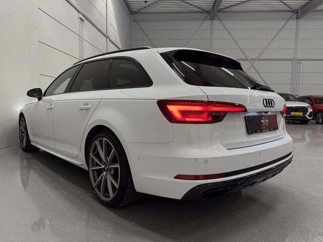 Audi A4 Avant 40 TFSI S-Line PANO/TREKHAAK/SFEER/360CAMERA/ACC/MATRIX/VIRTUAL/KEYLESS/PRIVACY/19"AUDI SPORT/EL.A.KLEP/BLACK-OPTIC/GLETSCHERWEIB METALLIC/NWPRIJS ¤ 66.737,-