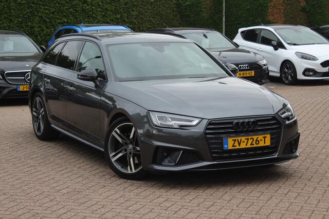 Audi A4 Avant 40 TFSI 191pk Sport S line black edition / Leder / Navigatie / Parkeerhulp V+A / 18'' / LED Koplampen / Getint glas / Cruise Control
