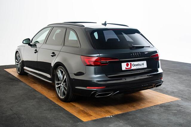 Audi A4 Avant 40 TFSI Sport S line black edition Panoramadak - Head up - Elektrisch verstelbare/verwarmde stoelen - Interieurvoorverwarming - B&O - Assistentiepakket City/Parking - MMI navigatie plus -