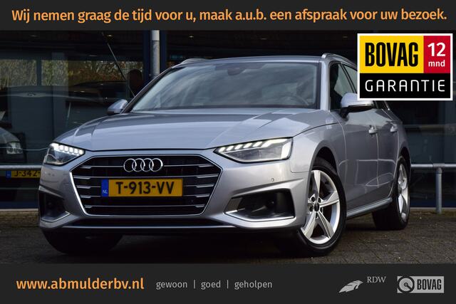 Audi A4 Avant 35 TFSI 150PK Advanced Edition S-Tronic Automaat | BOVAG Garantie | Org. NL | Lage KM stand met NAP | Virtual Cockpit | All Season Banden | Full LED | Carplay | Navigatie |