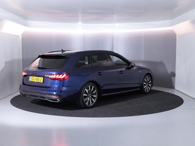 Audi A4 Avant 35 TFSI S edition Competition 150 pk S-tronic| Private lease vanaf ¤760,- pm | Verlengde garantie | Navigatie | Parkeersensoren | Autom. airco (3 zones) | Stoelverwarming | S-Line |