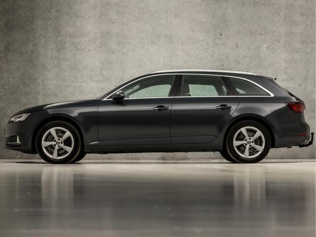 Audi A4 Avant 35 TFSI Sport 150Pk Automaat (GROOT NAVI, CLIMATE, STOELVERWARMING, TREKHAAK, SPORTSTOELEN, LED KOPLAMPEN, SPORTSTUUR, ELEKTRISCHE ACHTERKLEP, NIEUWSTAAT)