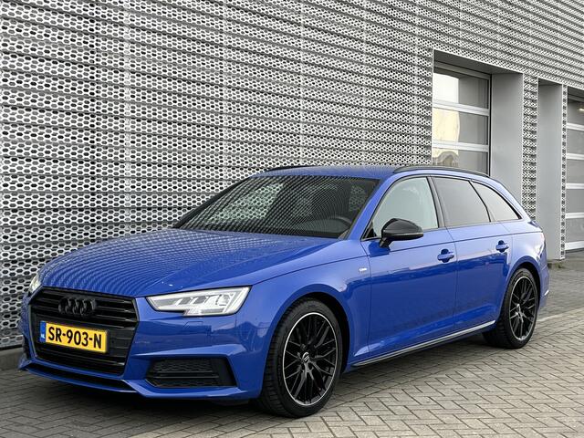 Audi A4 Avant 2.0 TFSI 190PK Sport S line black edition | Nogaroblau RS2 Kleur | Matrix | MMI Navigation | Leder roodstiksel | 18 Inch |