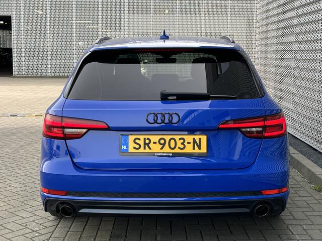 Audi A4 Avant 2.0 TFSI 190PK Sport S line black edition | Nogaroblau RS2 Kleur | Matrix | MMI Navigation | Leder roodstiksel | 18 Inch |