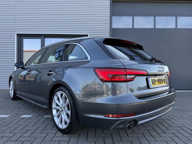 Audi A4 Avant 2.0 TFSI Ultra Sport S Line Edition Automaat 190PK ?Virtual Cockpit ?B&O Sound ?360º Camera ?Sportstoel Half Leder ?Matrix LED ?Elektrische Klep ?Navigatie Full Map ?Drive Select ?BLIS ?Climate ?Cruise ?Parkeersensoren ?Lichtmetaal 18" ?Trekhaak