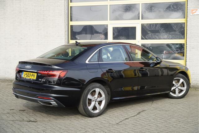Audi A4 Limousine 35 TFSI 150PK! Automaat Business Edition BJ2020 Lmv 17" | Led V+A | Dynamische knipperlichten | Pdc | Sideskirts | App-Connect | Navi | Virtual cockpit | Climate control | Cruise control | Sportstoelen | Getint glas