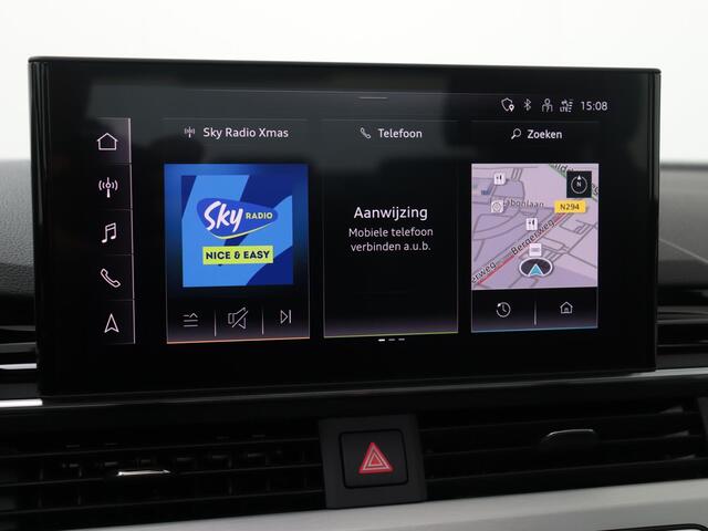 Audi A4 Limousine 40 TFSI S edition | 204 PK | Volledig digitaal instrumentenpaneel | Schuif / kanteldak | Achteruitrijcamera | LED verlichting | Lichtmetalen velgen 18"| Sportstoelen | Parkeersensoren | Navigatie | Half lederen bekleding |