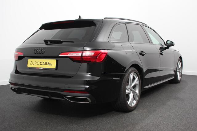 Audi A4 Avant 40 TFSI 204pk Automaat S-Line Black Edition Navigatie Apple Carplay/Android Auto Adaptieve Cruise Control Parkeersensoren Camera Dodehoek Assistent Elektrische Achterklep Stoelverwarming Climate Control