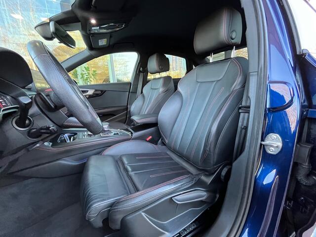 Audi A4 Limousine 40 TFSI 190PK Sport S line black edition / Parkeersensoren / Getint glas / Navigatie / Lederen bekleding / 19'' LMV