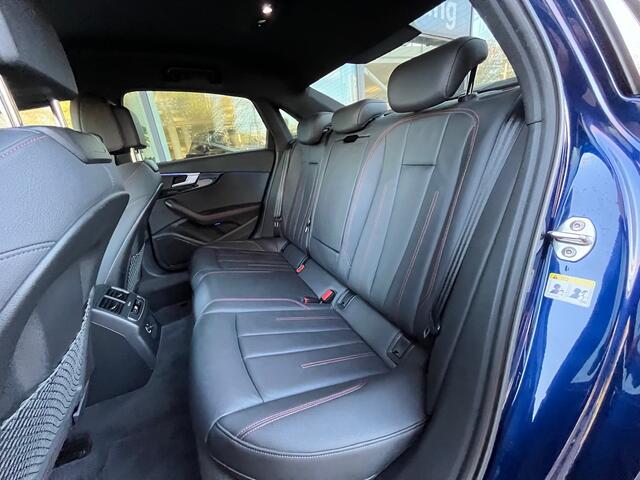 Audi A4 Limousine 40 TFSI 190PK Sport S line black edition / Parkeersensoren / Getint glas / Navigatie / Lederen bekleding / 19'' LMV