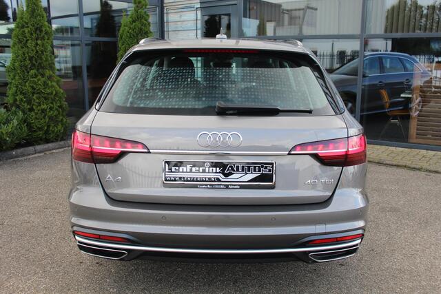 Audi A4 Avant 40 TDI Launch edition Sport 190pk acc-lane assist sportstoelen ledverlichting keyless-go auto-grootlicht pdc v+a allu inlegdelen virtual cockpit schakelpaddels electrische achterkep